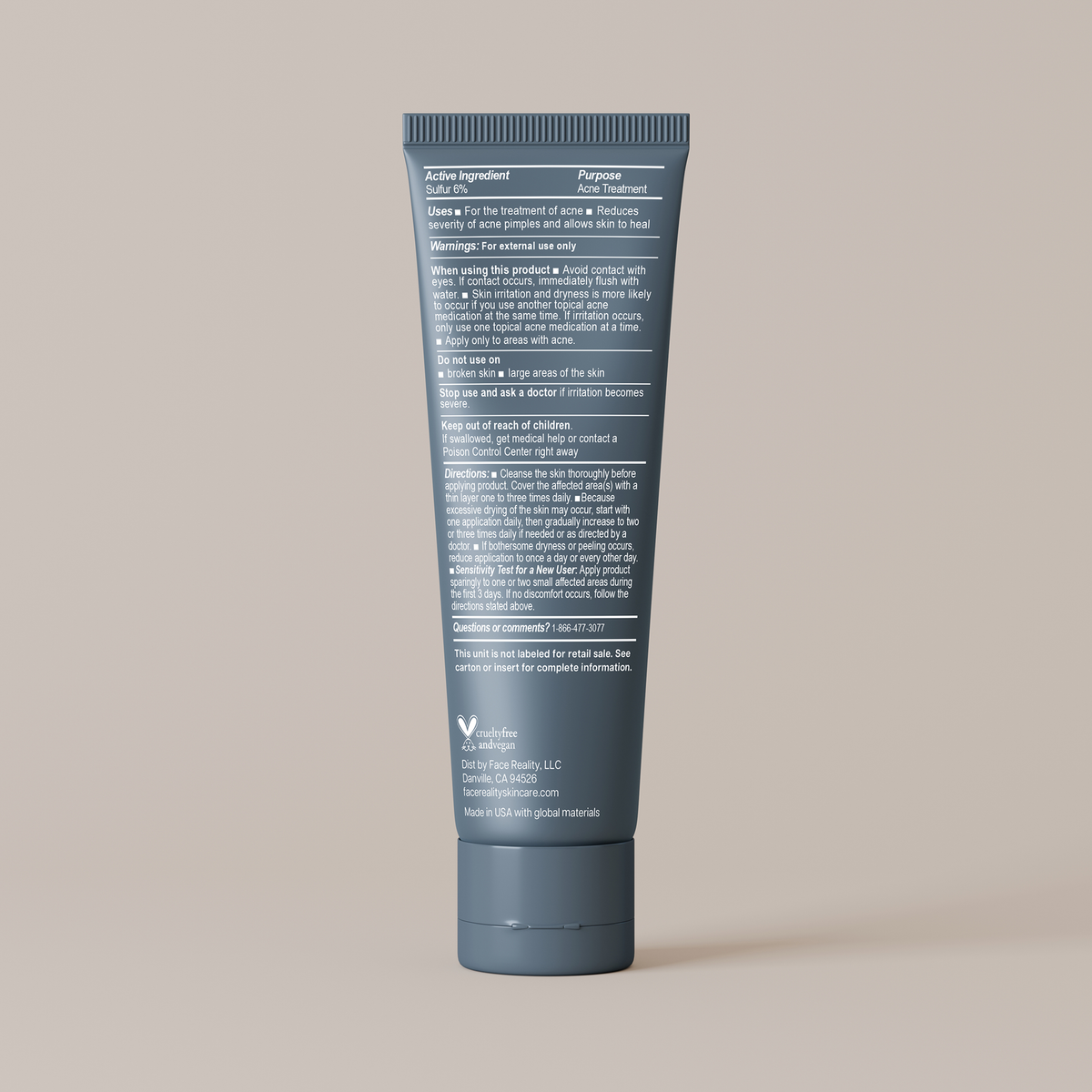 Sulfur Spot Treatment — back
