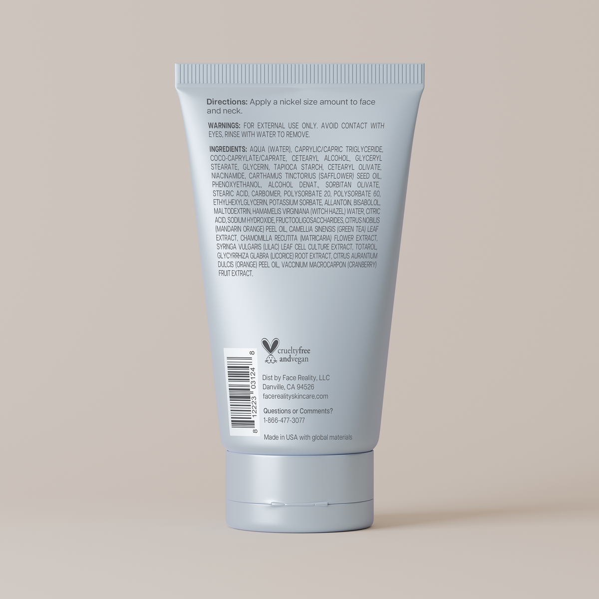 Clearderma Moisturizer — back