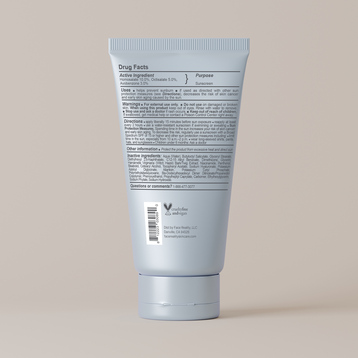 Daily SPF 30+ Lotion — back