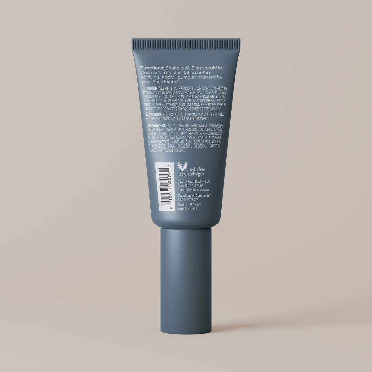 5% L-Mandelic Serum — back