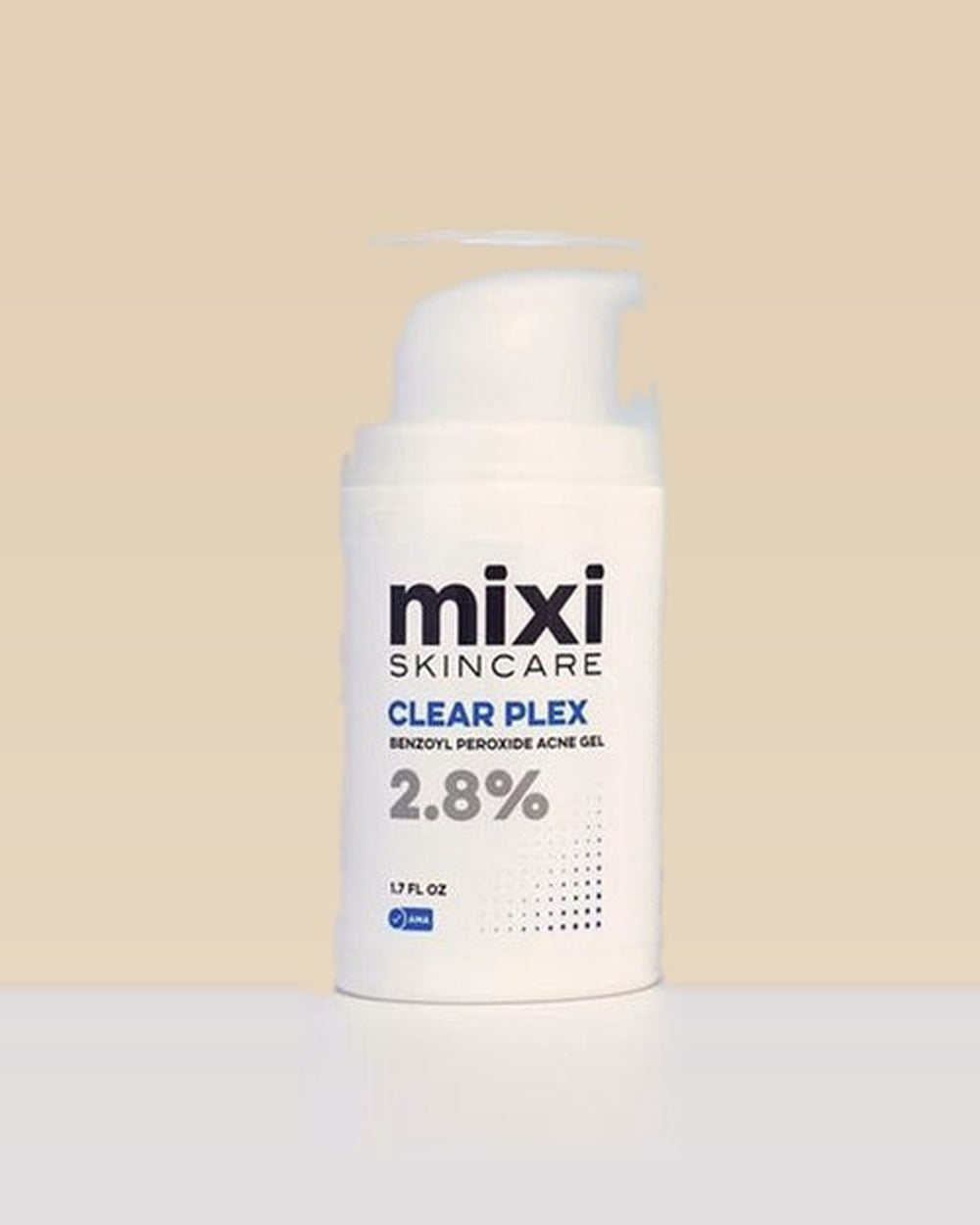 Mixi Clear Plex 2.8% benzoyl peroxide acne gel